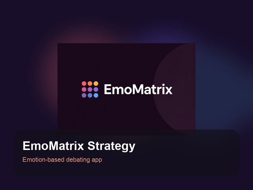 EmoMatrix strategy case study cover