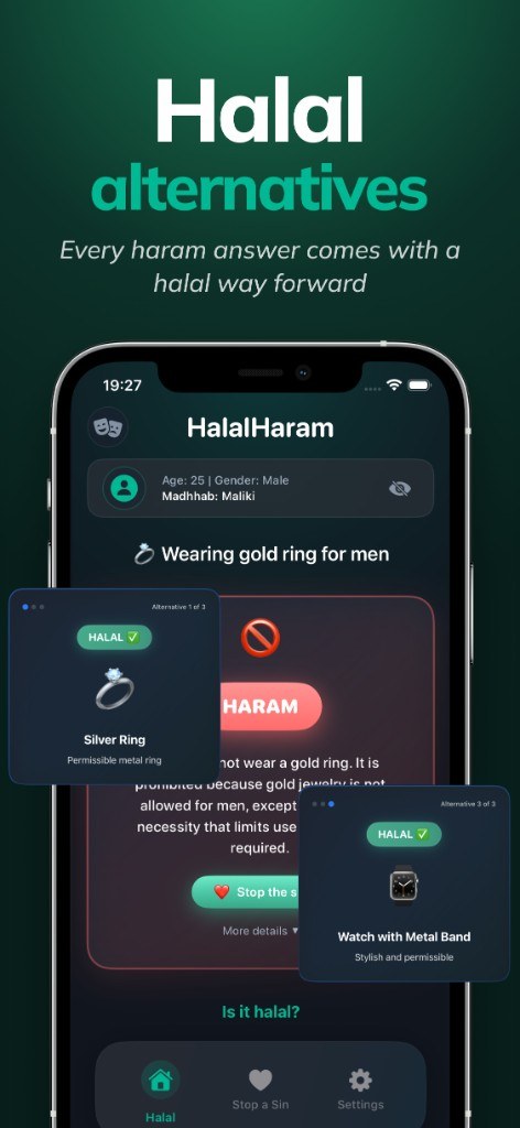 Halal alternatives for haram answers